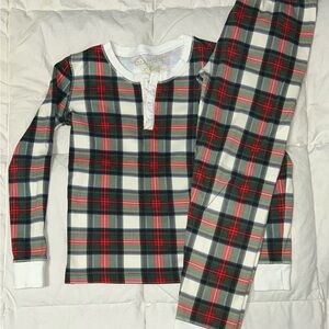 The Beaufort Bonnet Co Sutton Sweet Dreams plaid pajamas sz 8 missing button